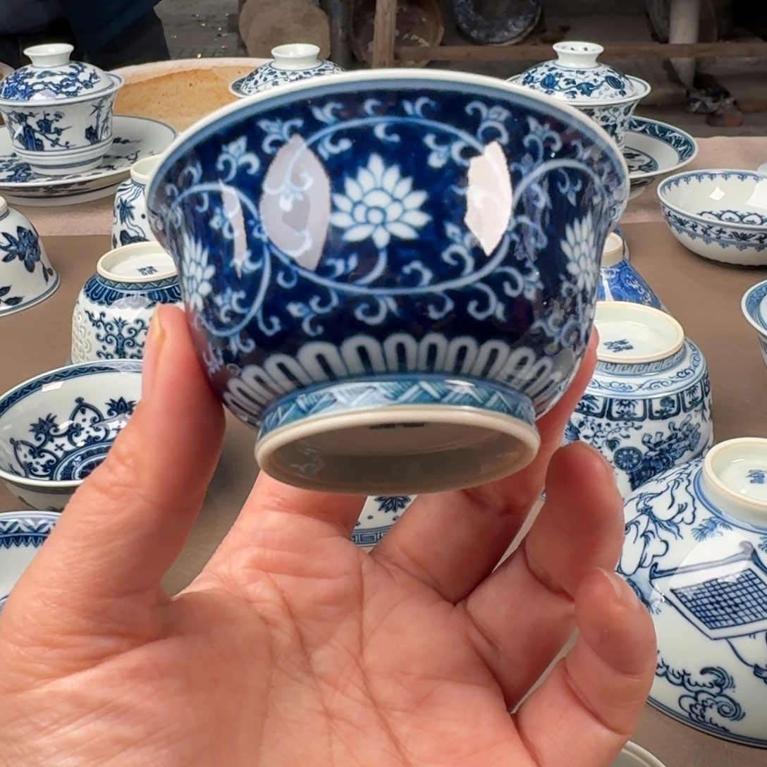 杯景德镇陶瓷手工手绘