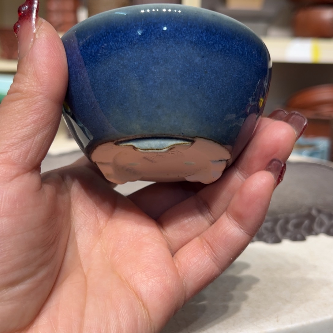 紫砂花盆瑕疵4-8。。。。