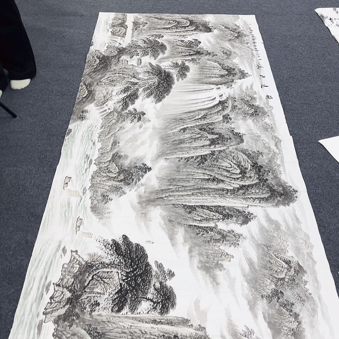 瑕疵国画作品全场放漏