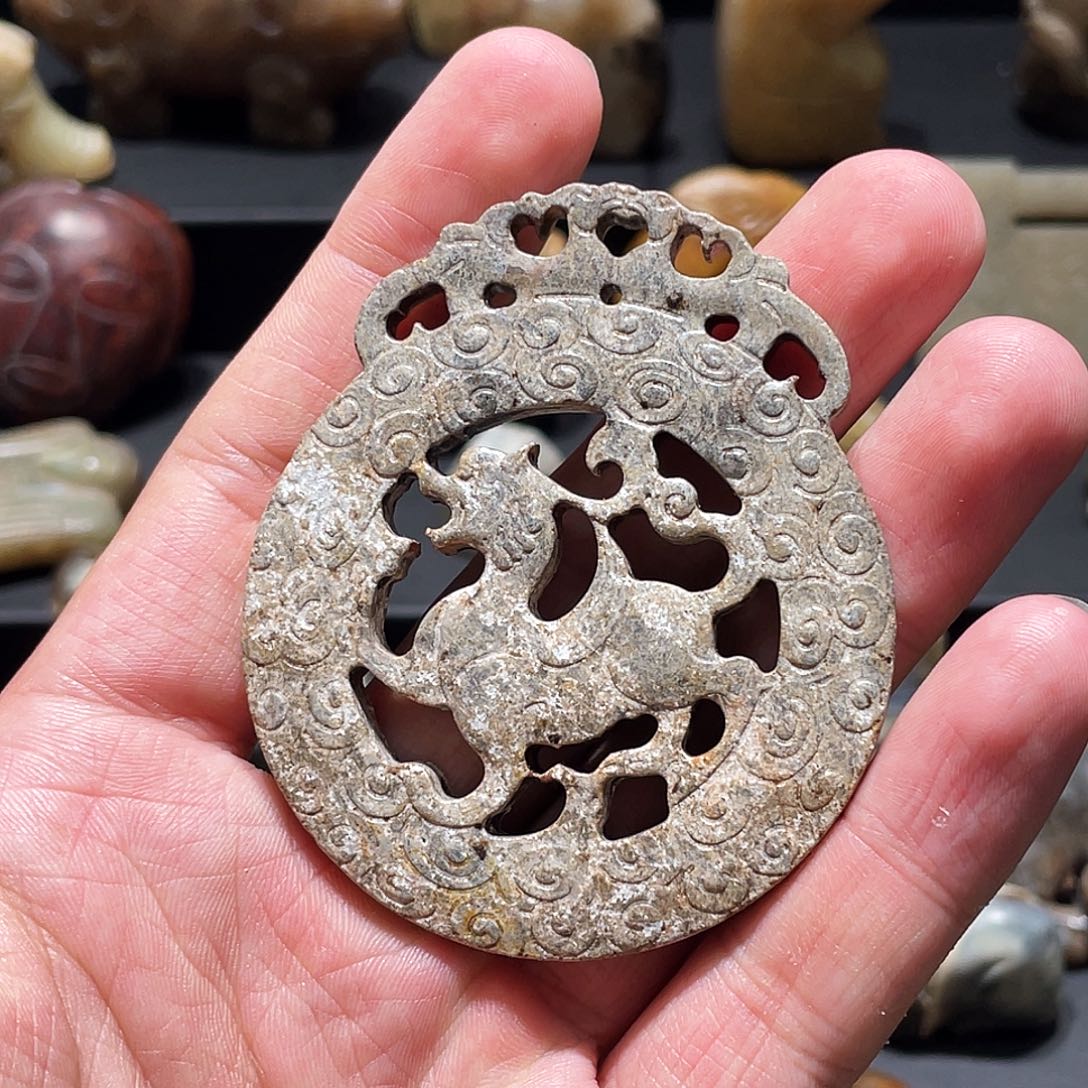 已***置和田玉（糖玉）未镶嵌挂件