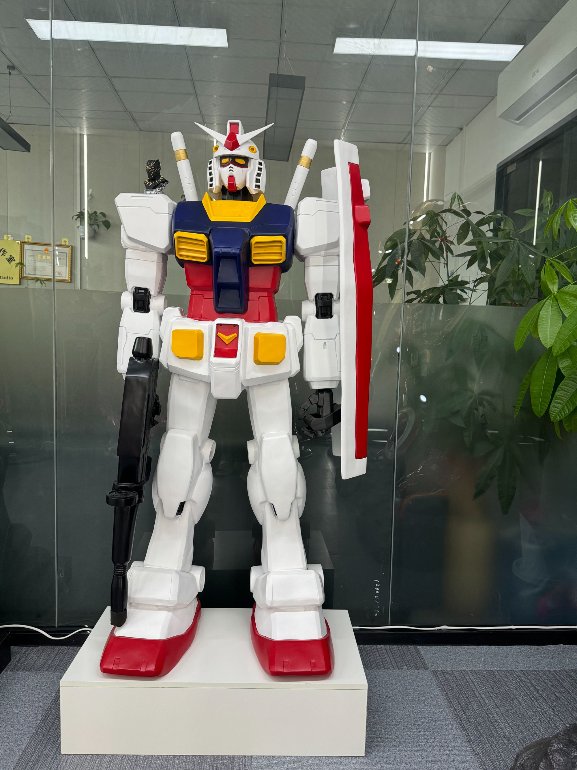 【优质版】机动战士高达1.5米全身像宝丽石树脂材质手办模玩潮玩