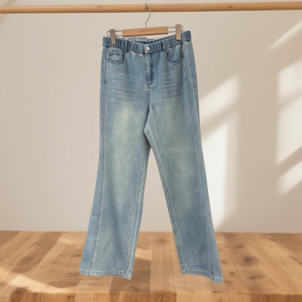 《水淼》2026春季新款阔腿裤2271显瘦百搭