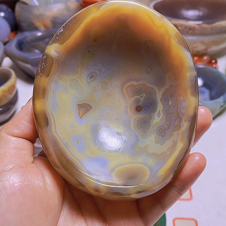 玛瑙/玉髓，未镶嵌渔*