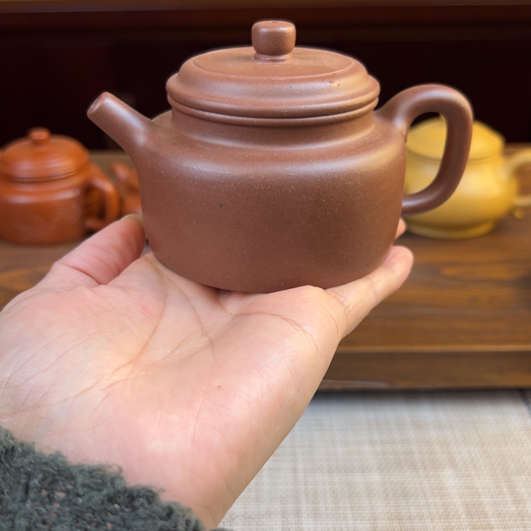 茶壶紫砂底槽清德钟全手170cc