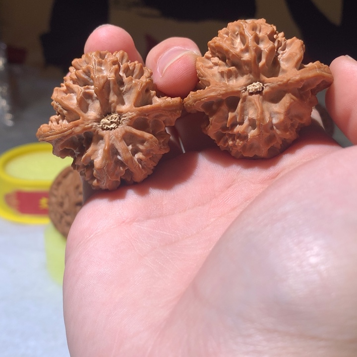 把件文玩核桃44全品苹果园精卡