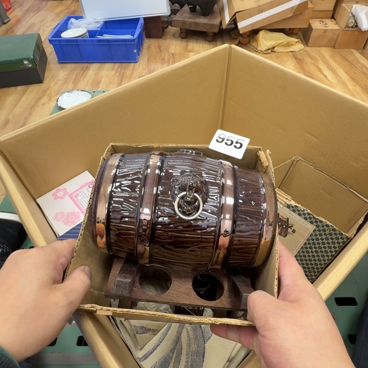 瓷片工艺品摆件瓷器摆件正能量