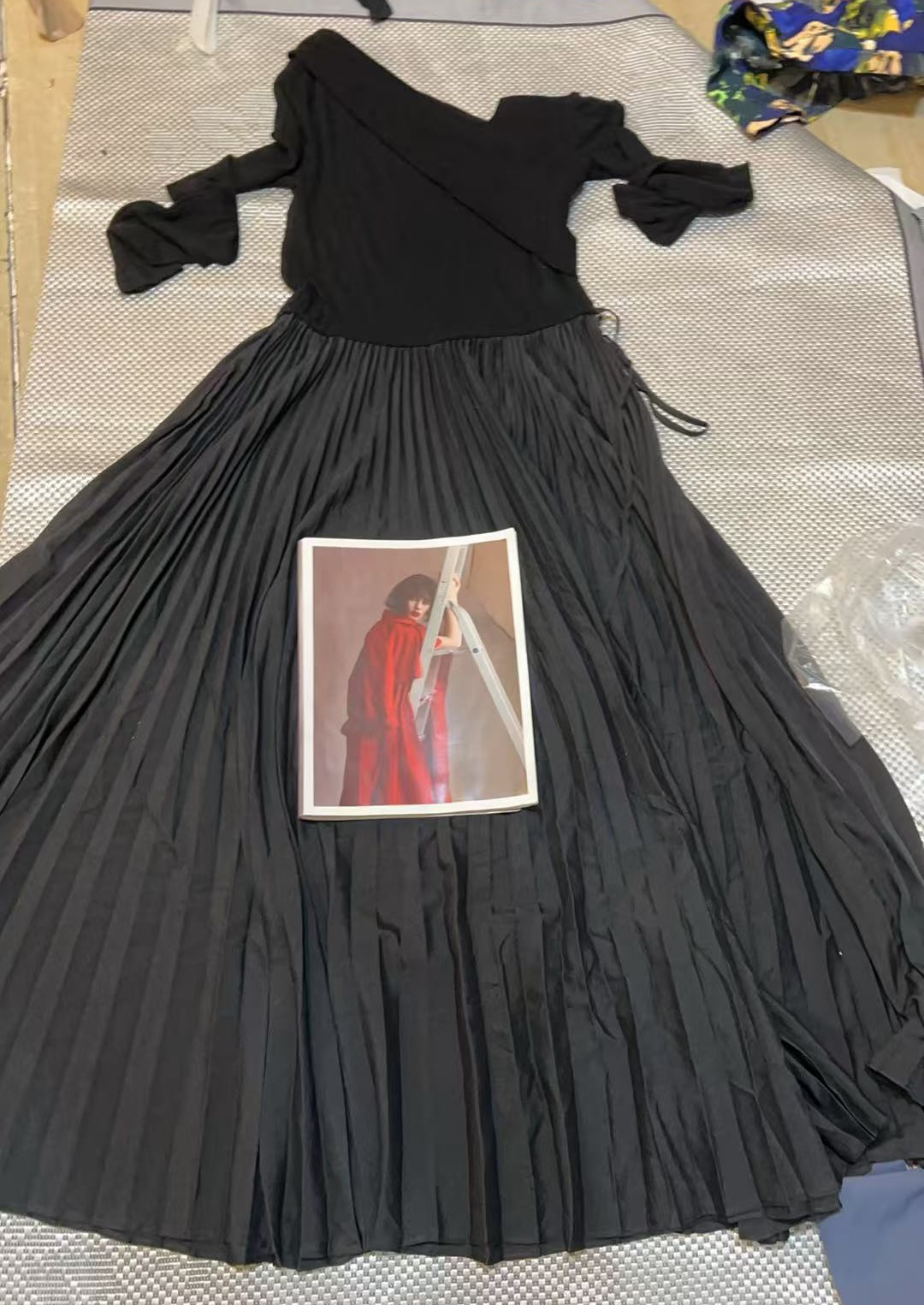 【特价不支持退换】韩版时尚优雅拼接连衣裙女装