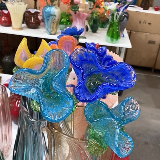 无铅玻璃花瓶高50厘米宽9厘米