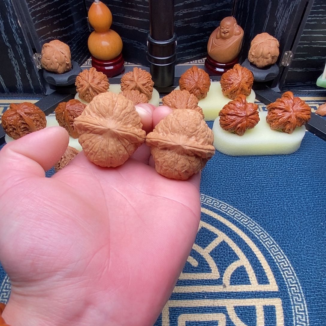 文玩核桃吊坠南瓜墩41尺