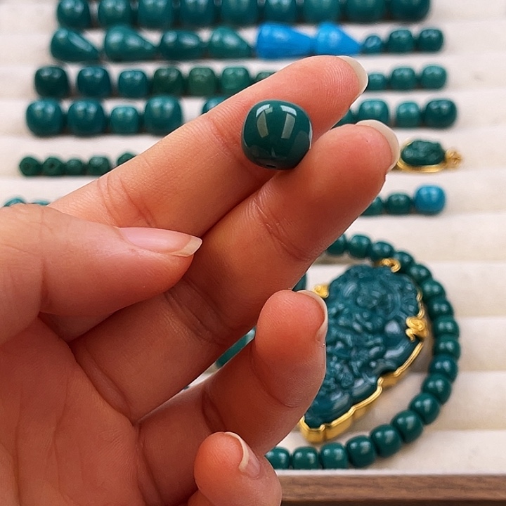 G***…绿松石未镶嵌挂件