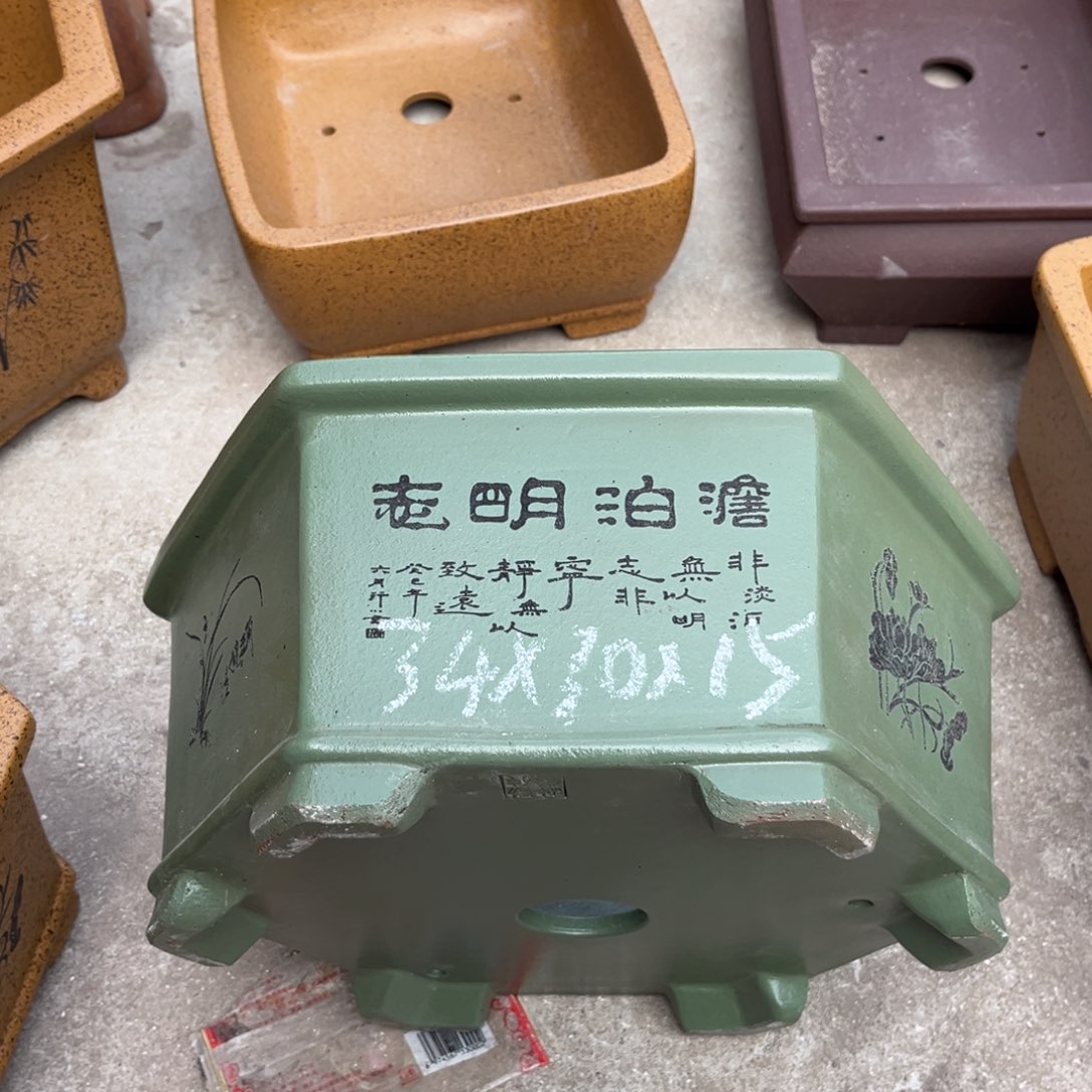 紫砂花盆盆景艺术
