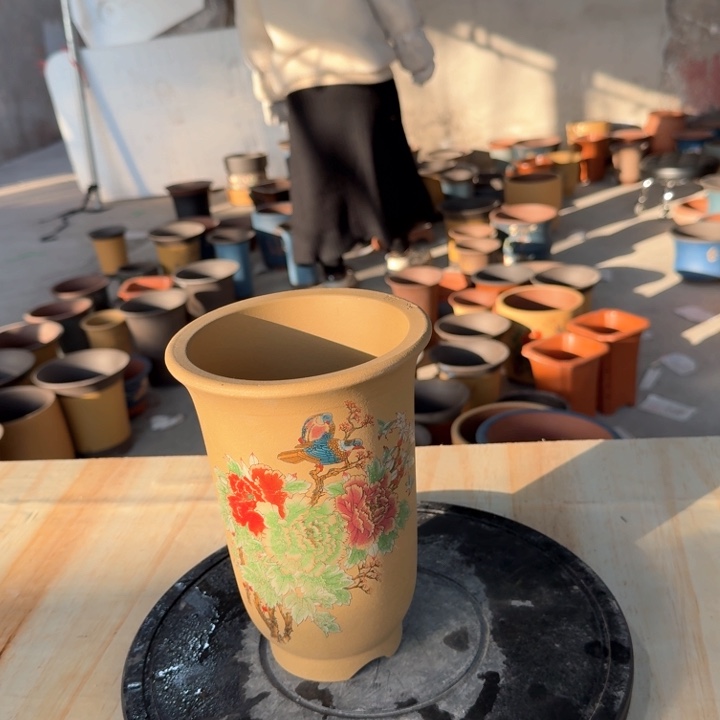 紫砂紫砂花盆d x c c