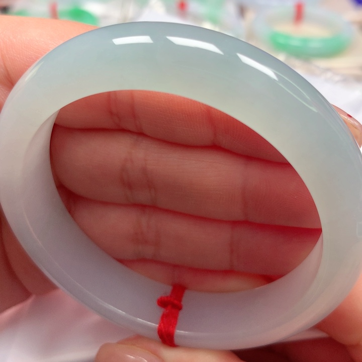 翡翠手镯未镶嵌冰胶果冻35⭐️