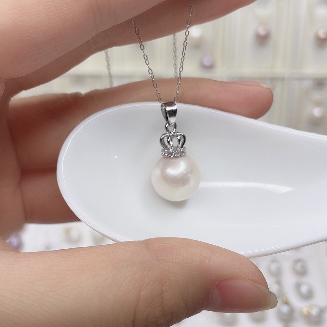 淡水珍珠吊坠(赠链)合金