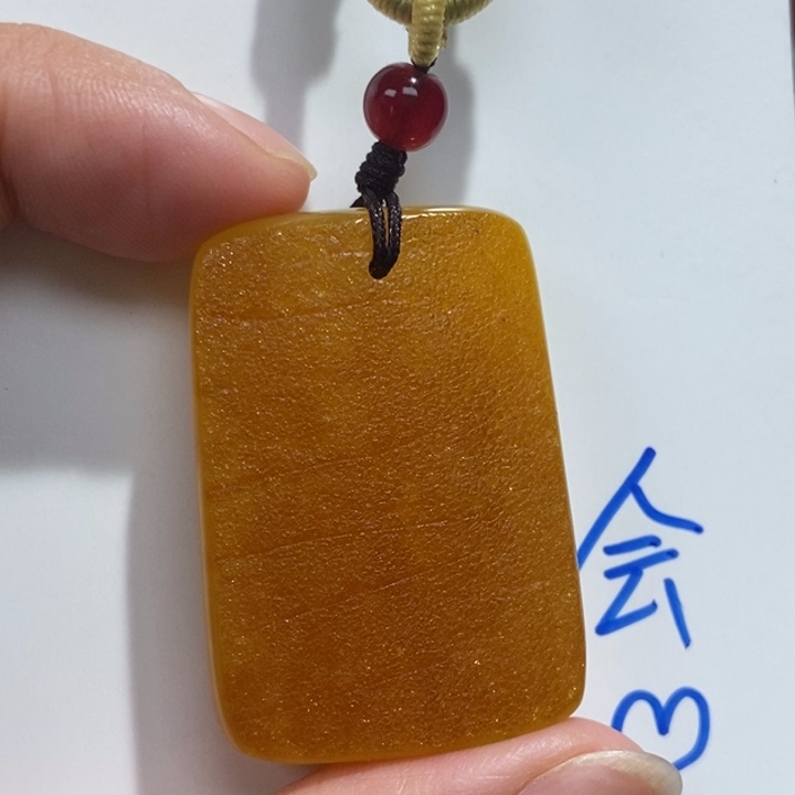 定制琥珀未镶嵌琥珀蜜蜡吊坠