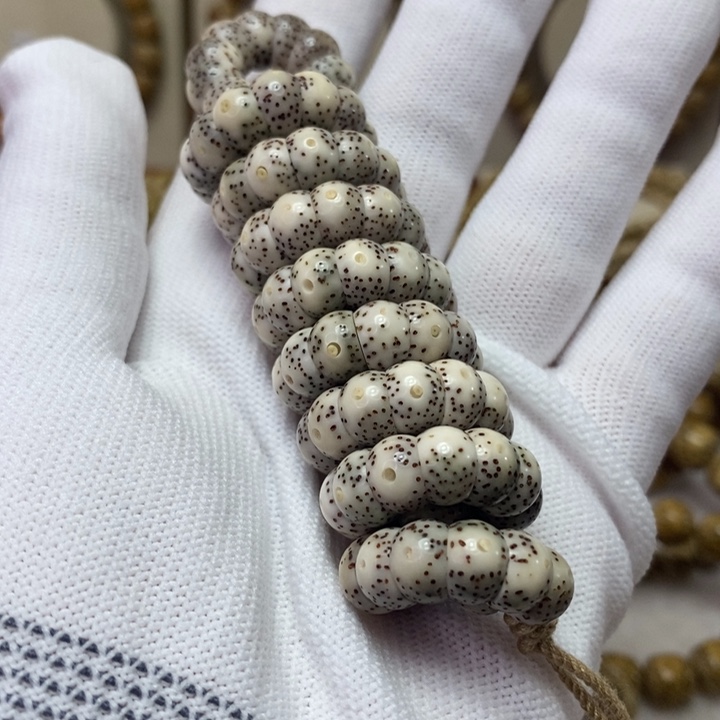 星月菩提吊坠石玉8糯冰大肠