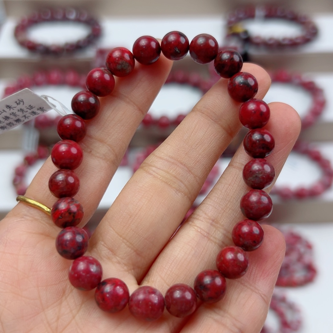 天然辰砂天然原石 卡8 20克