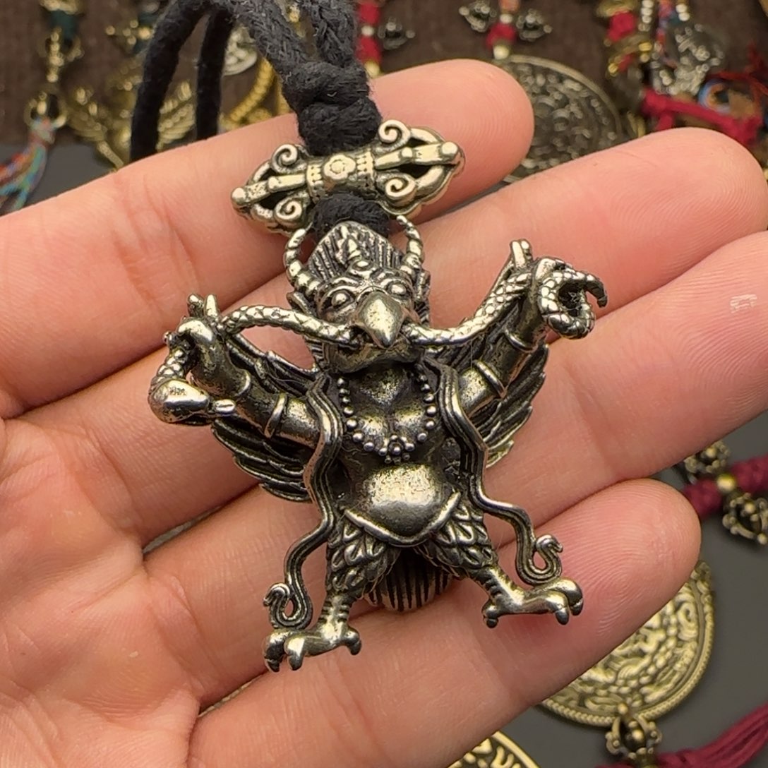 老铜大鹏鸟吊坠喜欢的来