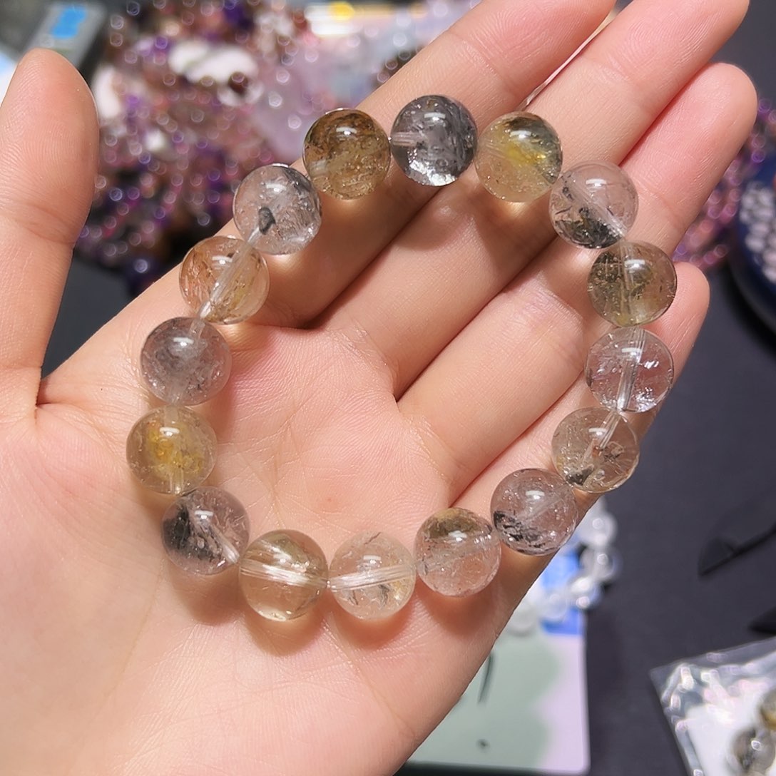 未镶嵌手链水晶1****6闪灵12毫米2号