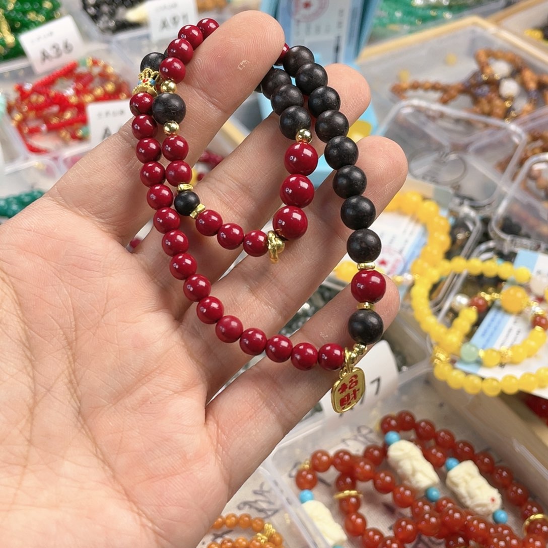 针钠钙石手饰银S925镀金镶嵌