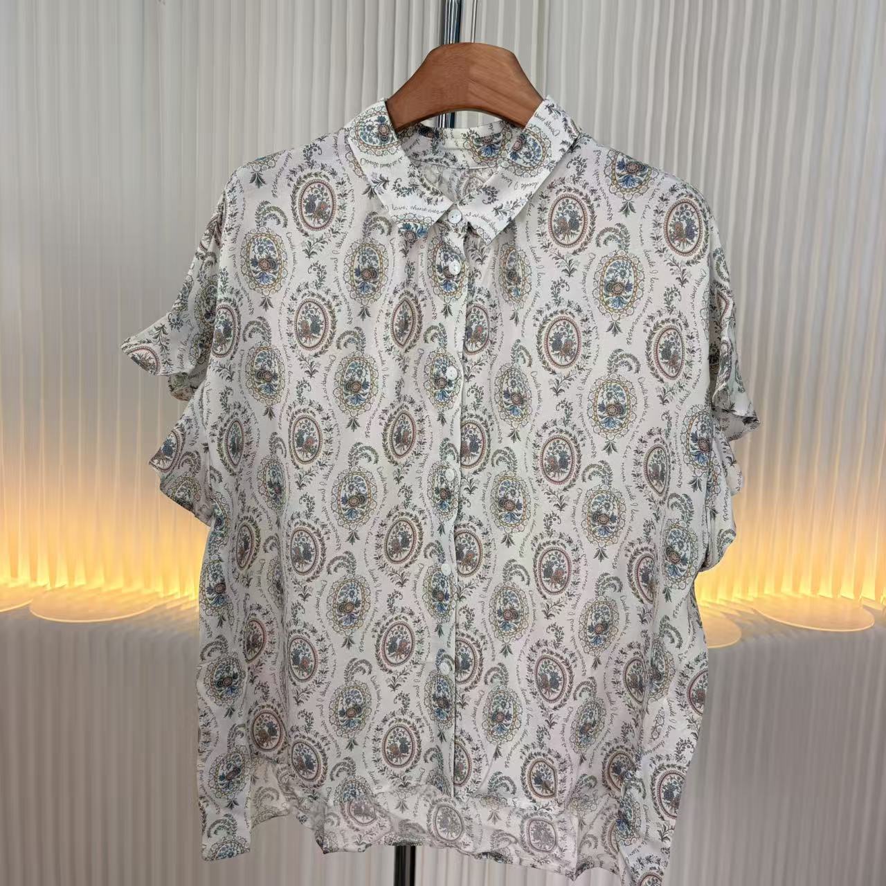 1[新粉福丽]孤品真丝女装上衣【50-99】