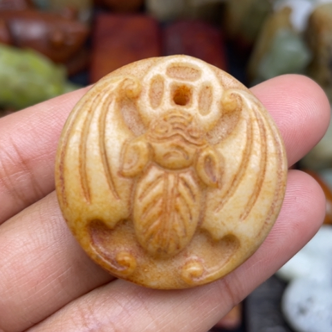 和田玉未镶嵌颈饰17
