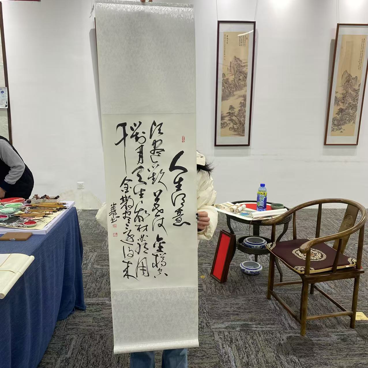 140*35//将进酒//周作光卷轴