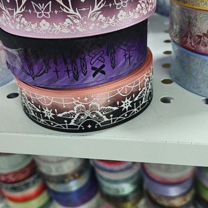 牛津布黑珍珠占星蝶