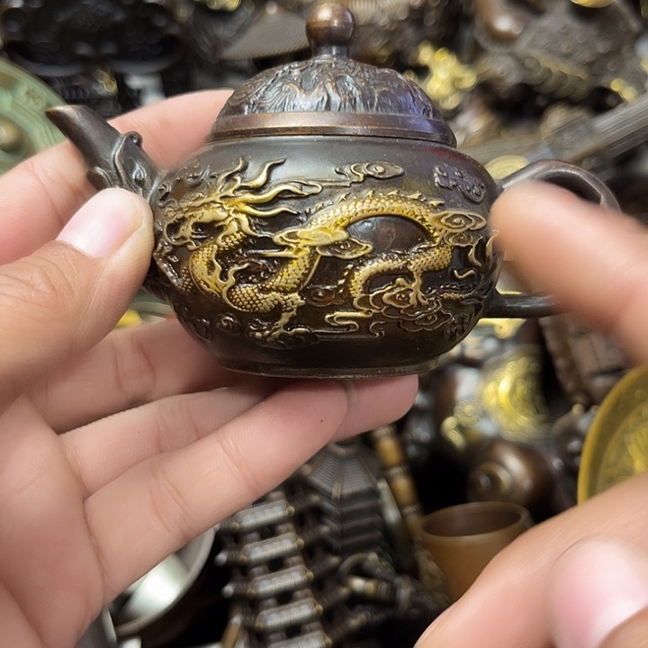 顺顺利利，铜器摆件