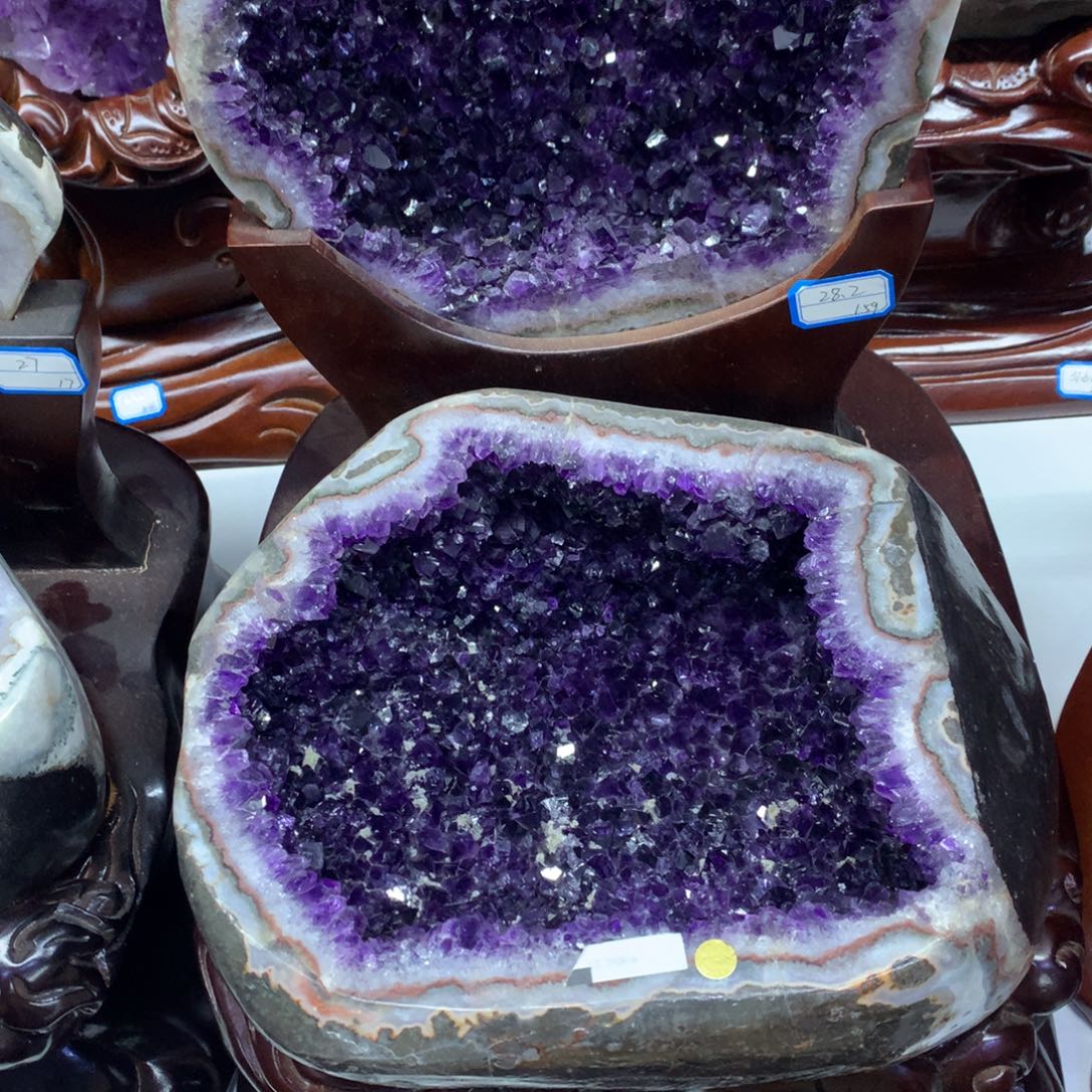 未镶嵌大型摆件（非配饰）紫晶小葛