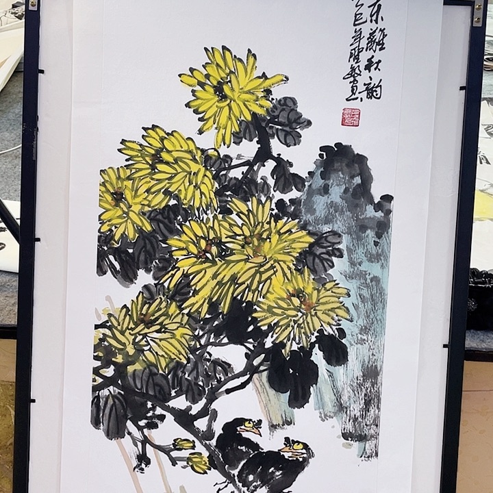 国画张圣敏先生纯手绘作品