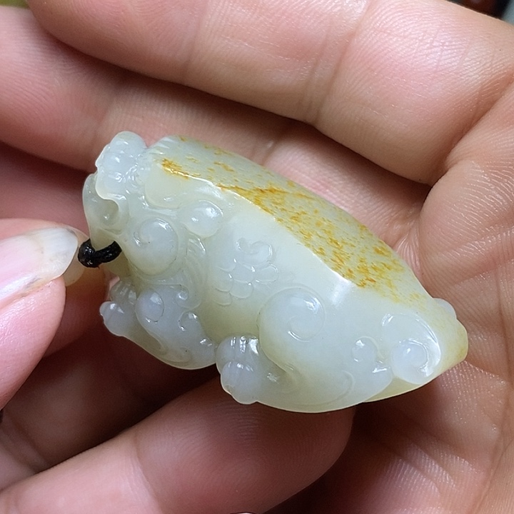 和田玉未镶嵌吊坠(不含链)