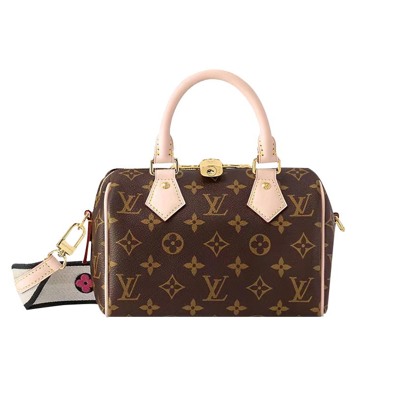 未使用 LouisVuitton/路易威登  speedy 20 黑肩带单肩包