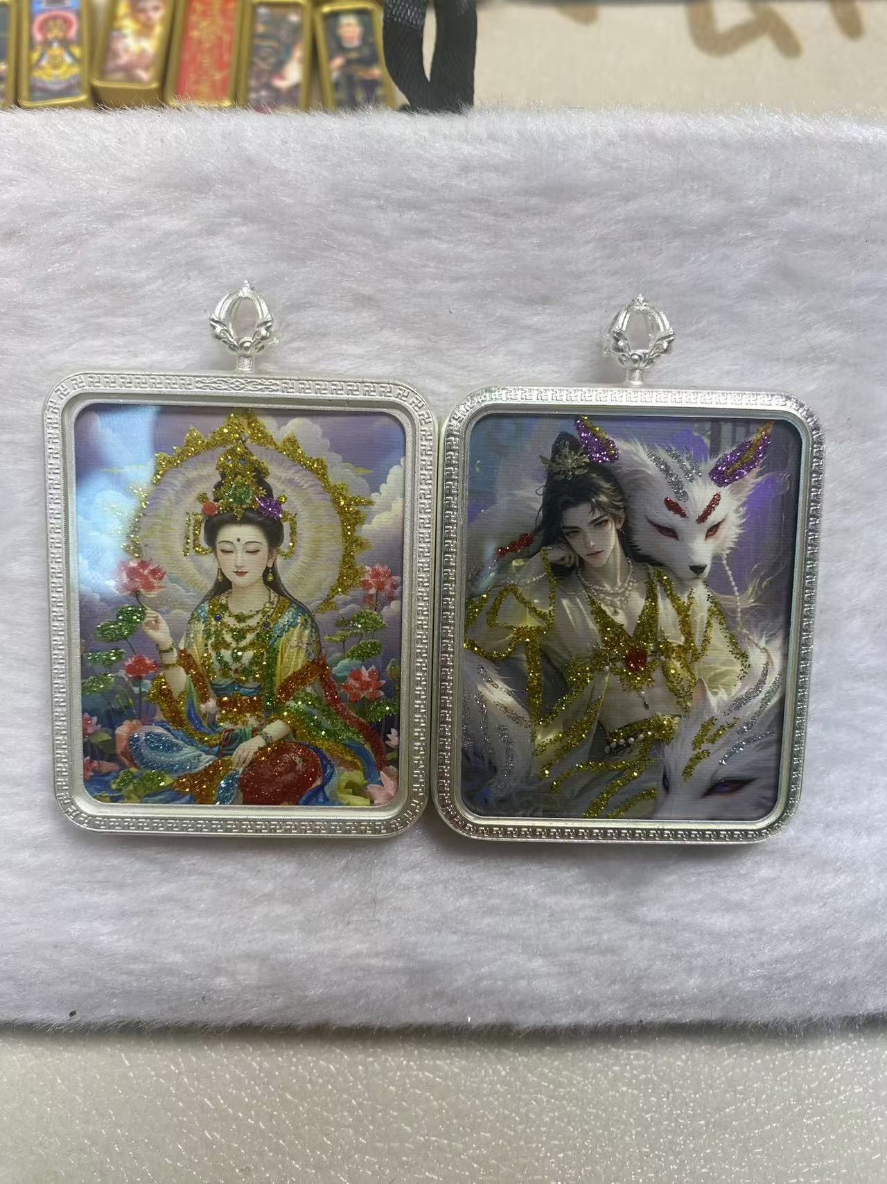 平安 +姻缘 手绘唐卡
