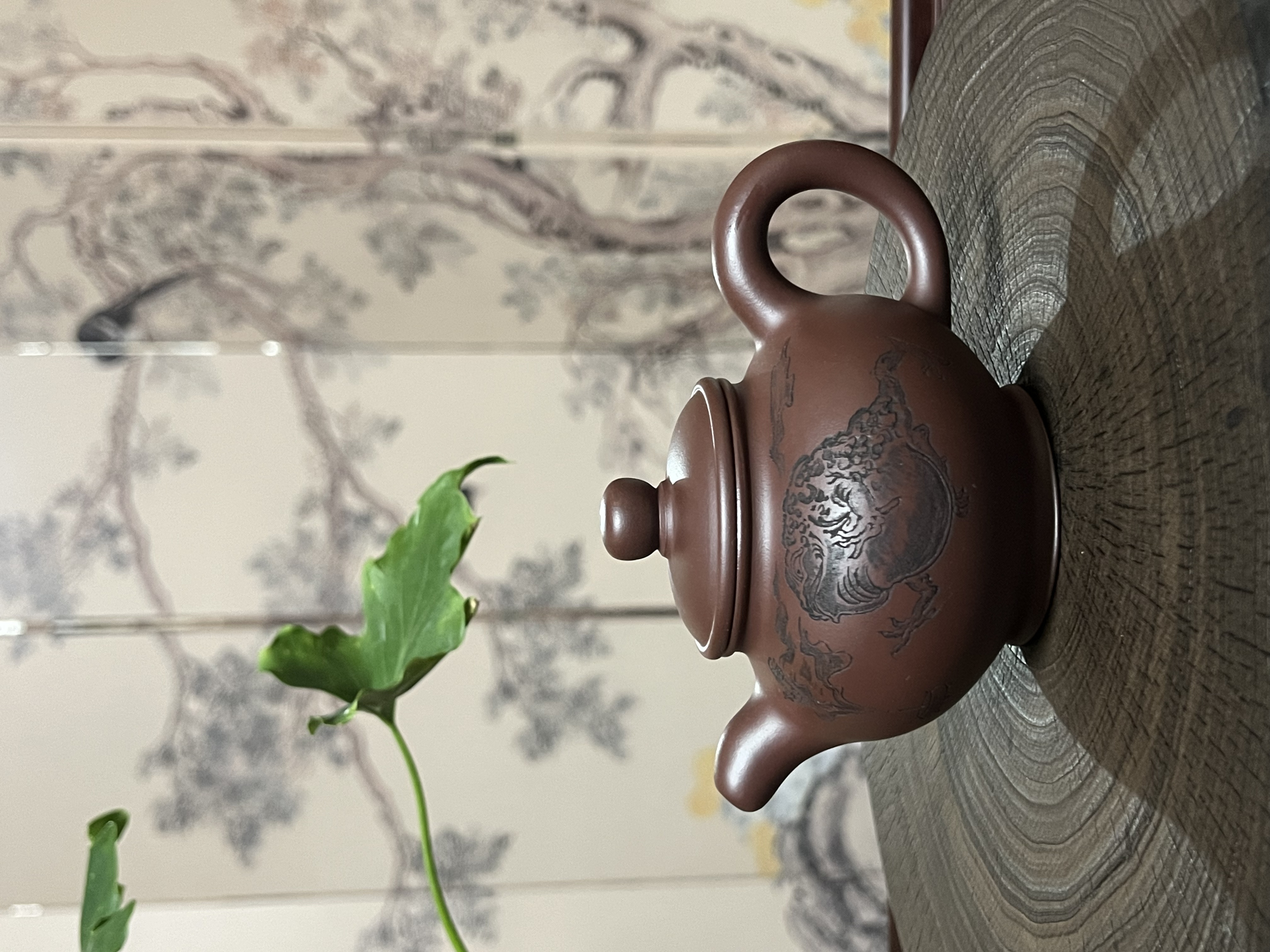 御器紫砂 掇只 紫茄泥 320ml 宜兴紫砂传承经典 手工制作