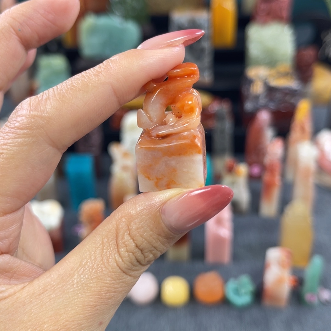 印石昌化石7401包邮包刻