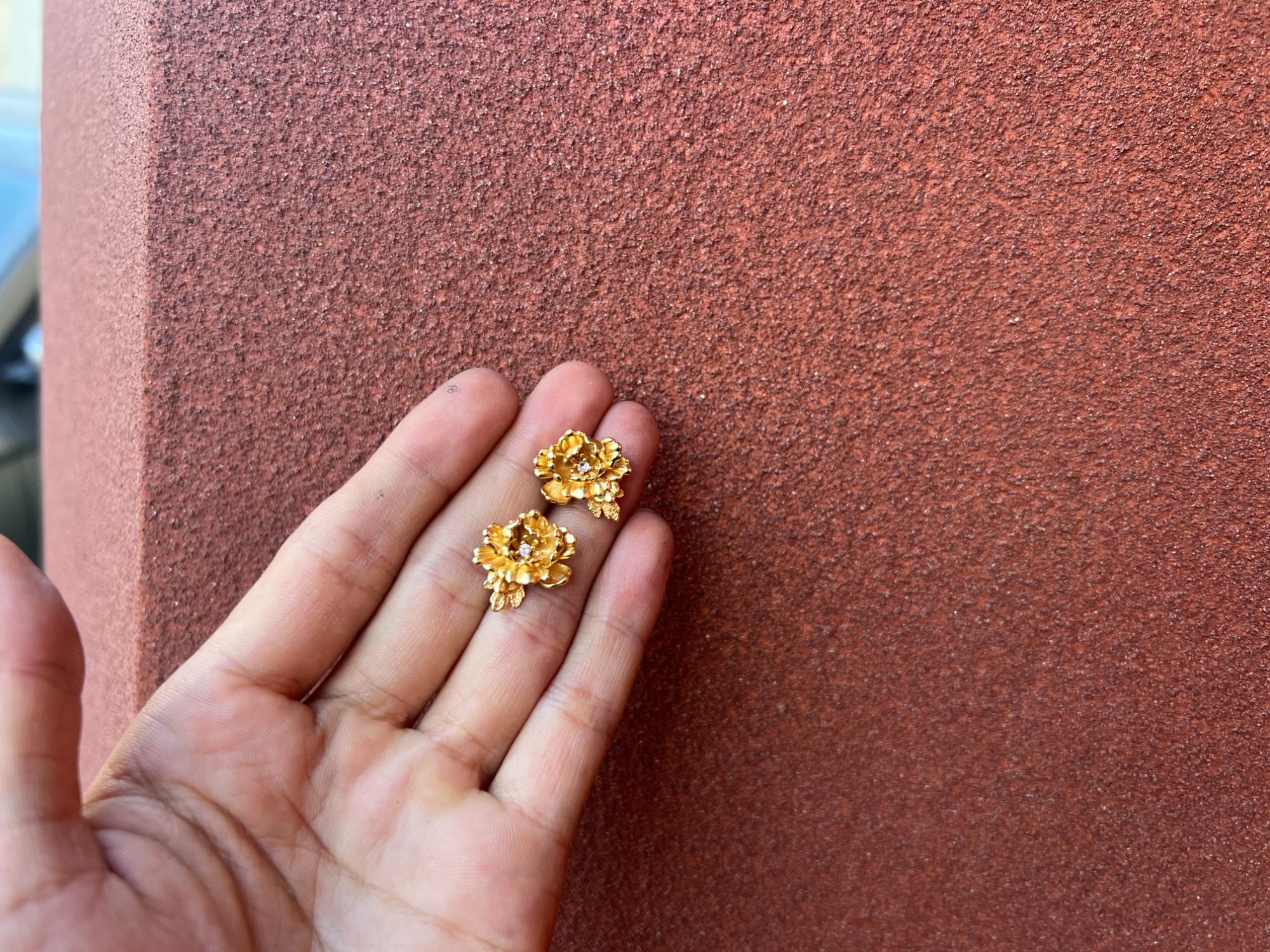 A20-牡丹花开耳钉