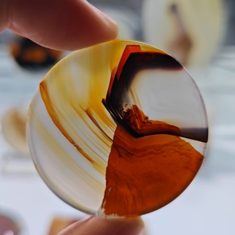 玛瑙/玉髓未镶嵌吊坠(不含链)11号