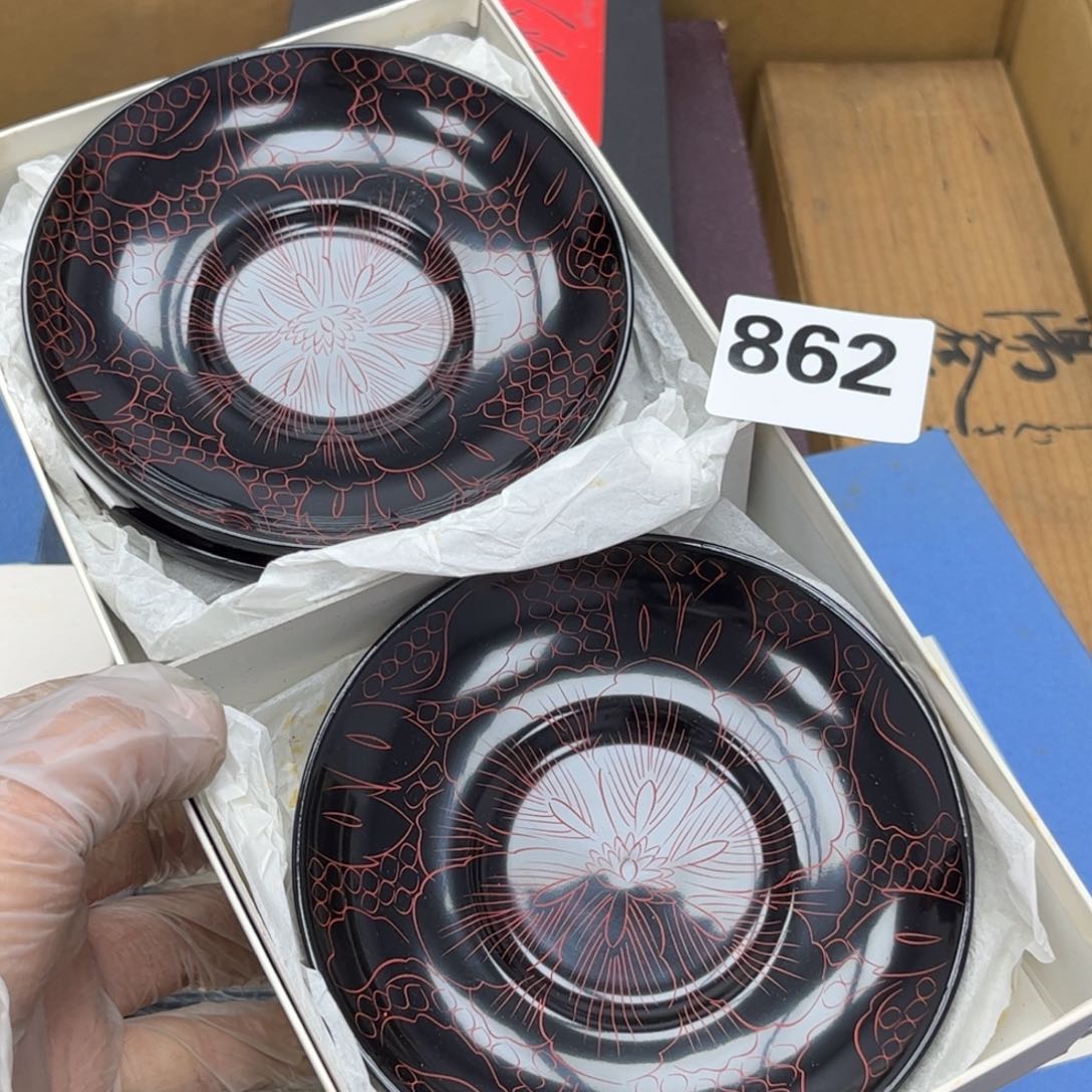 瓷片摆件工艺品摆件666