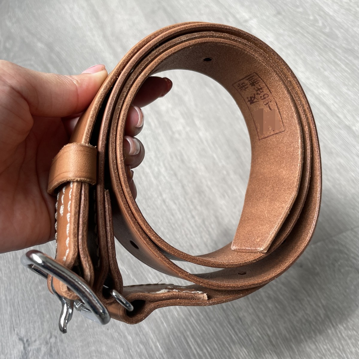 伞冰腰带皮带男士复古经典腰带 百搭棕色皮带 休闲百搭男款