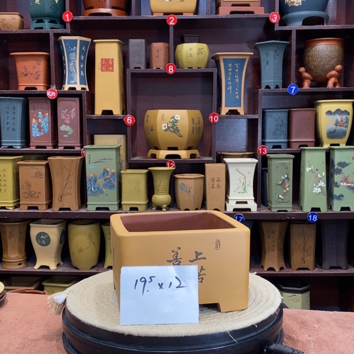 紫砂花盆紫砂花盆