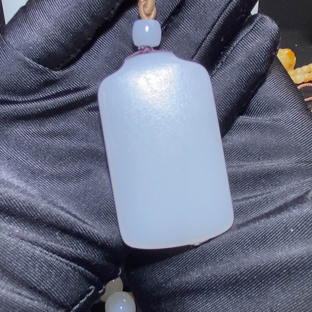 和田玉吊坠(不含链)未镶嵌福**威