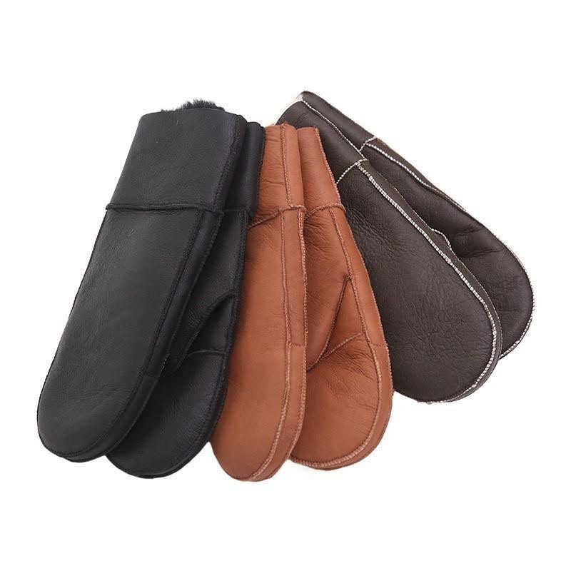 真皮手套皮毛一体手套直播间实物为主