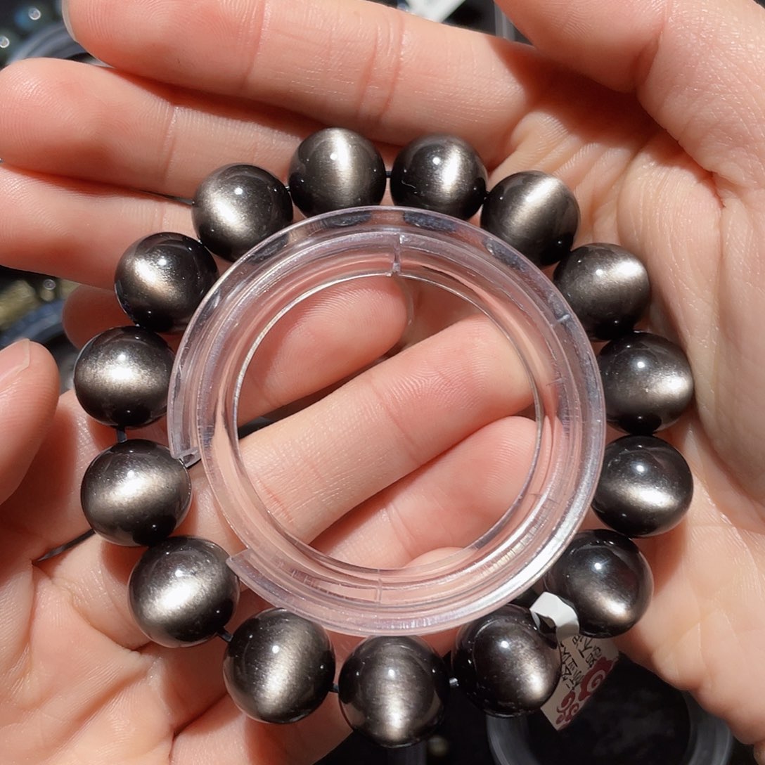 黑曜岩手链未镶嵌n**1