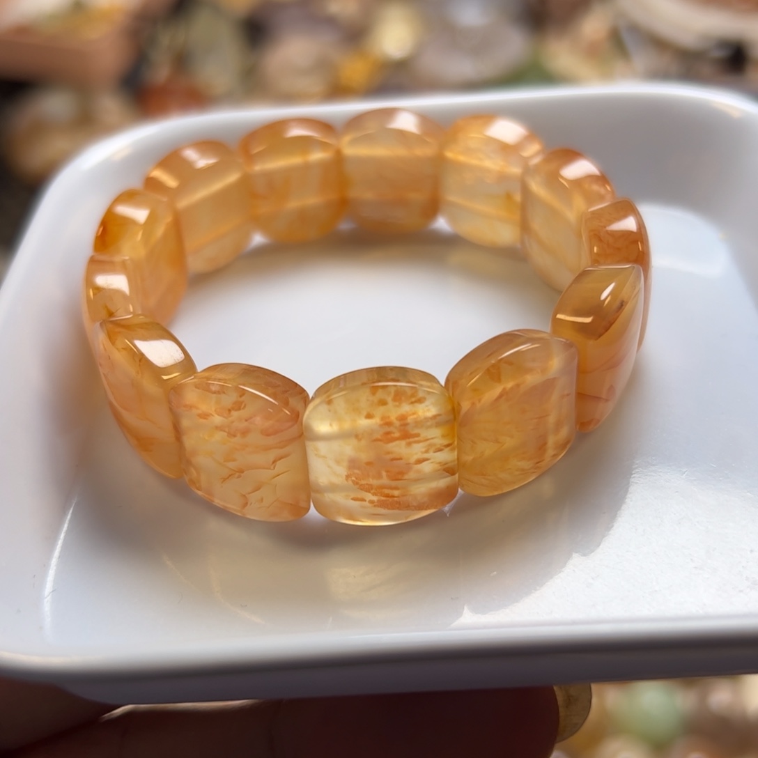 未镶嵌玛瑙/玉髓珠宝半成品