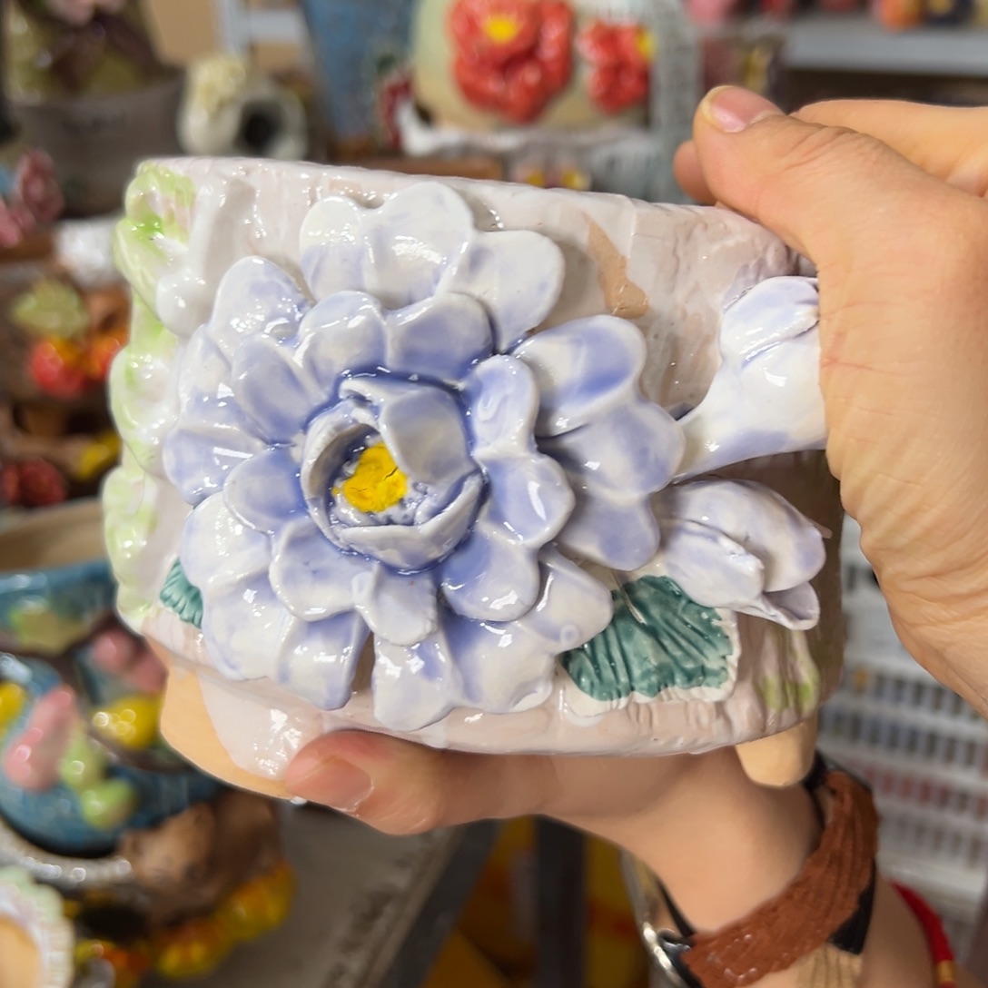 多肉花盆，满20发货爱退款拉黑