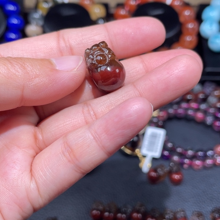 水晶颈饰未镶嵌极光貔貅