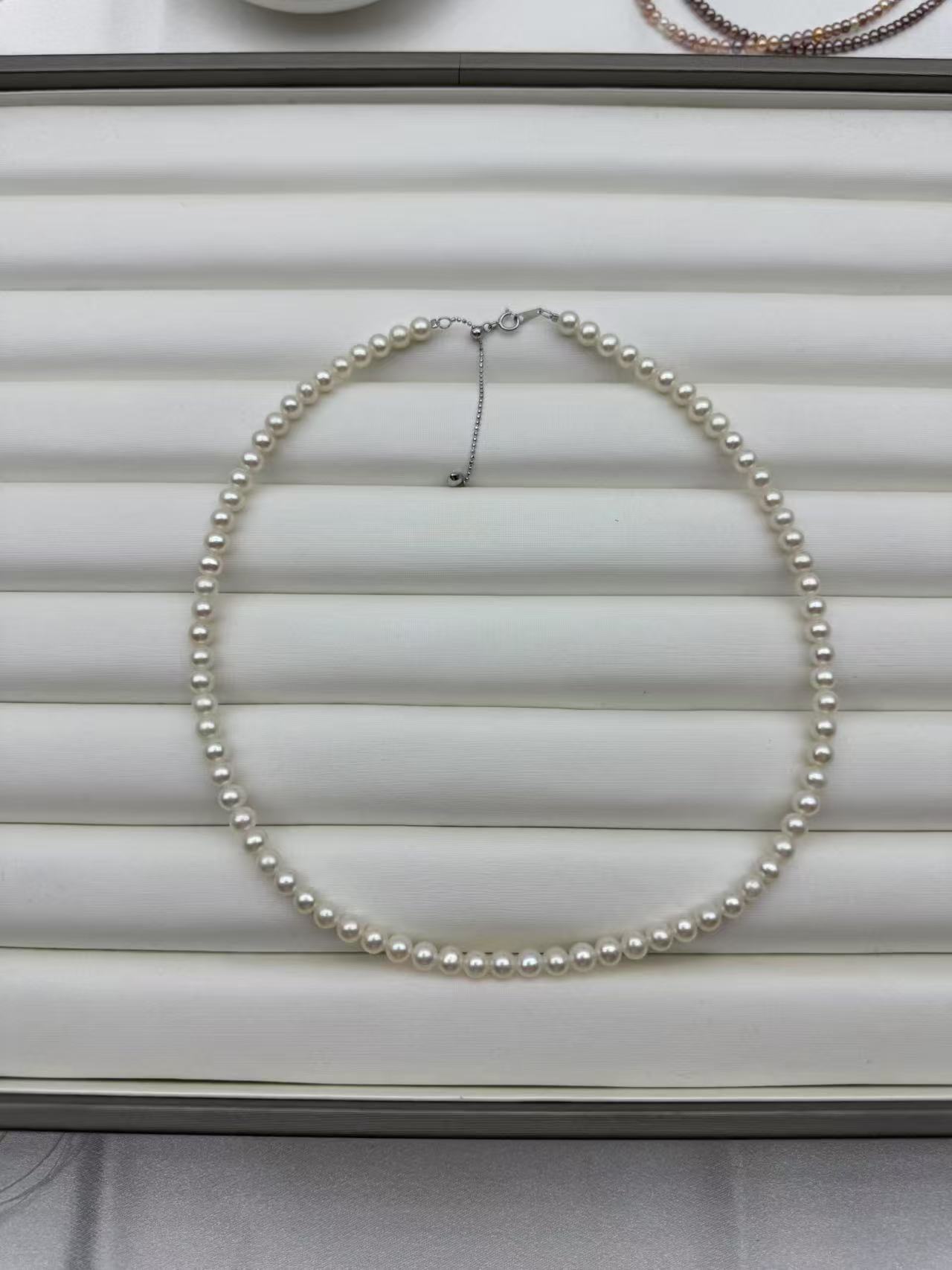 5-6mm淡水无核珍珠项链