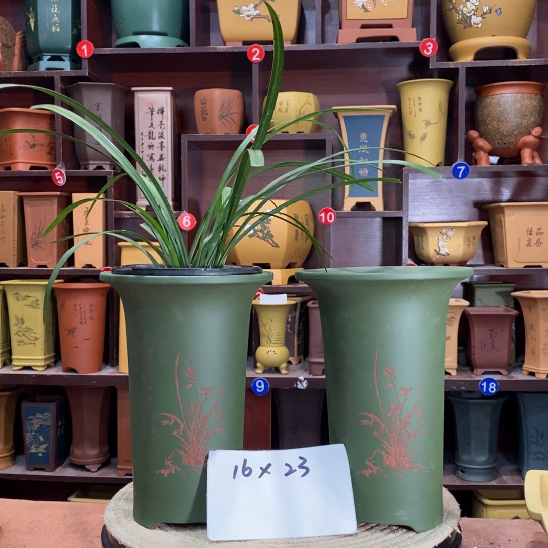 紫砂艺术紫砂花盆