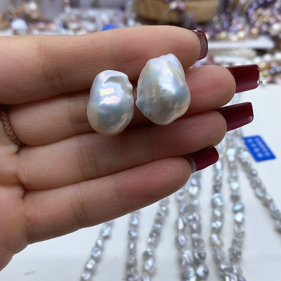 颈饰合金淡水珍珠